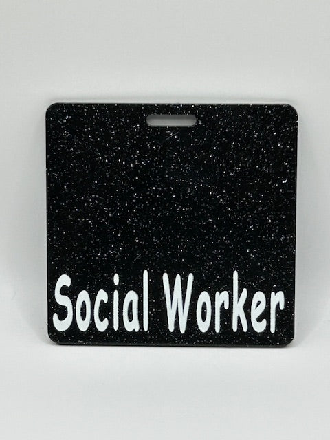 Social Worker Badge Buddy