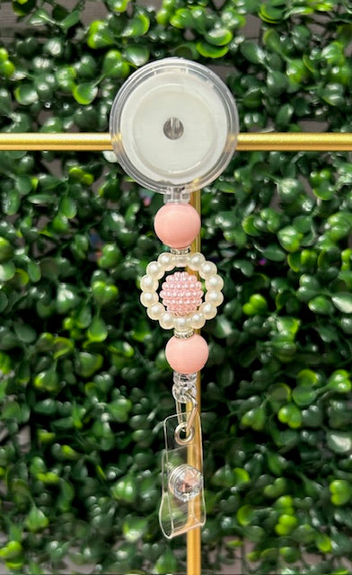 Light Pink Badge Reel
