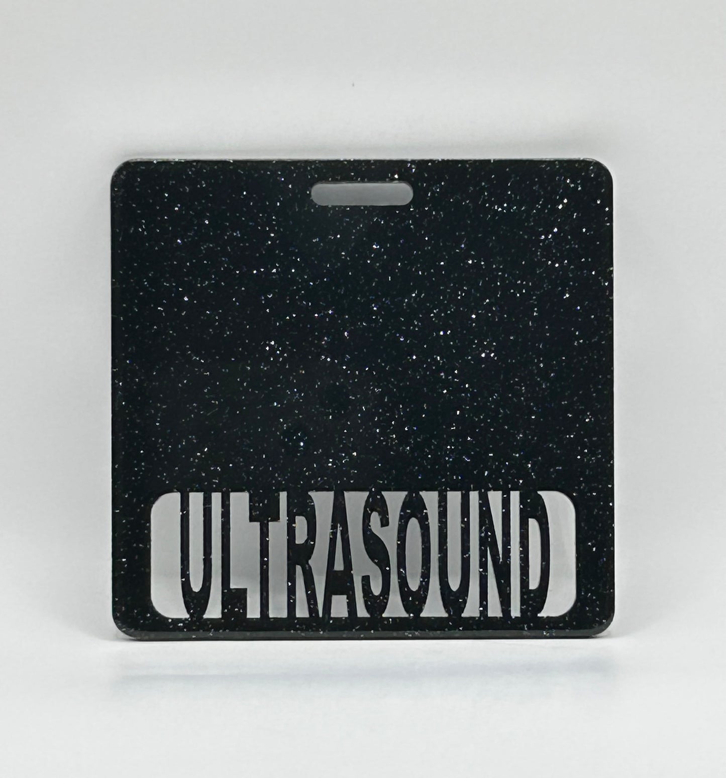 Ultrasound badge buddy