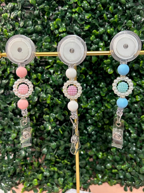 Beaded Badge Reel