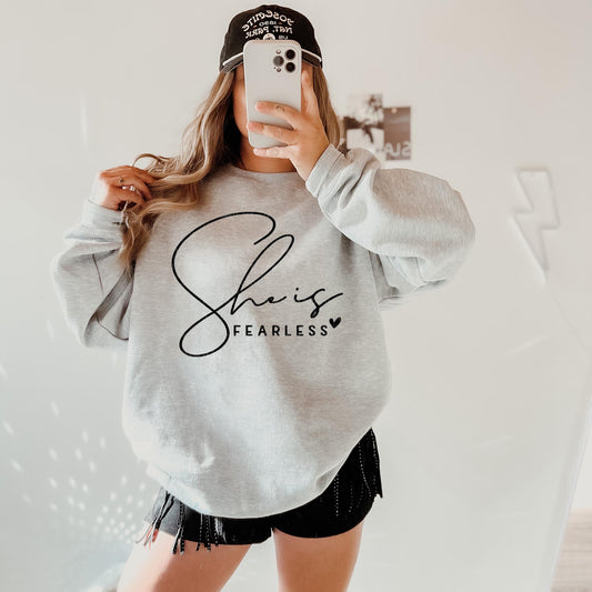 She is Fearless Crewneck