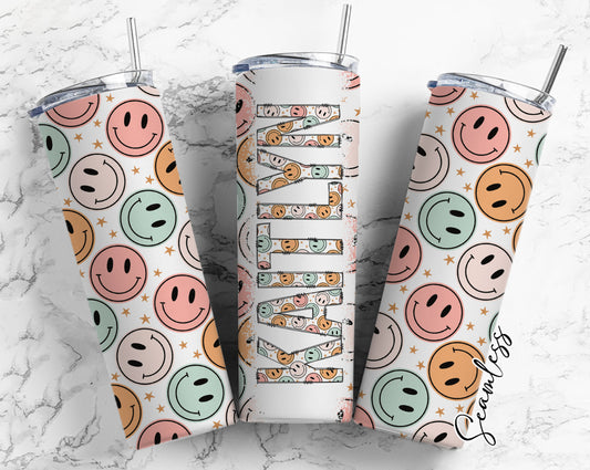 Personalized Happy Face Tumbler