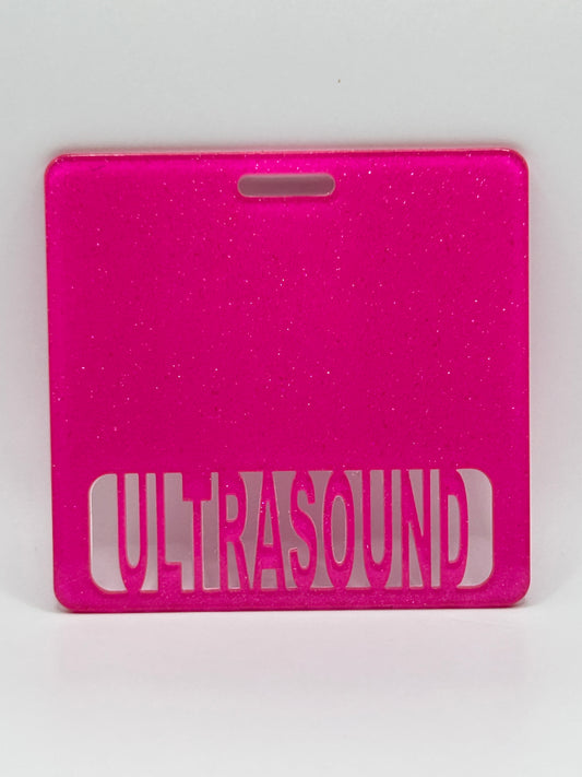 Ultrasound badge buddy