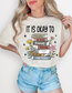 It's Okay Comfort Colors Tshirt