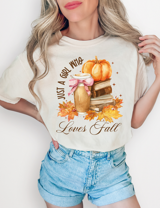 Just a Girl Comfort Colors Tshirt