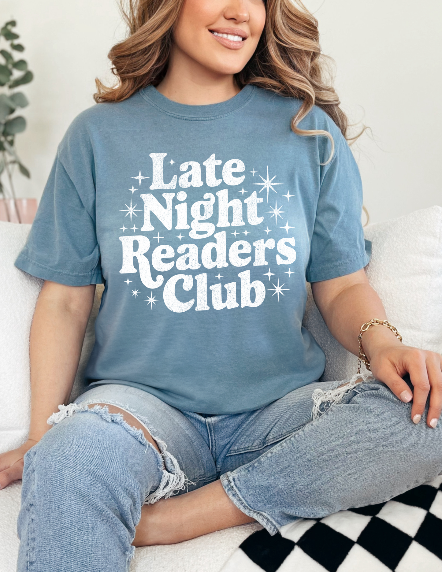 Late Night Readers Comfort Colors Tshirt