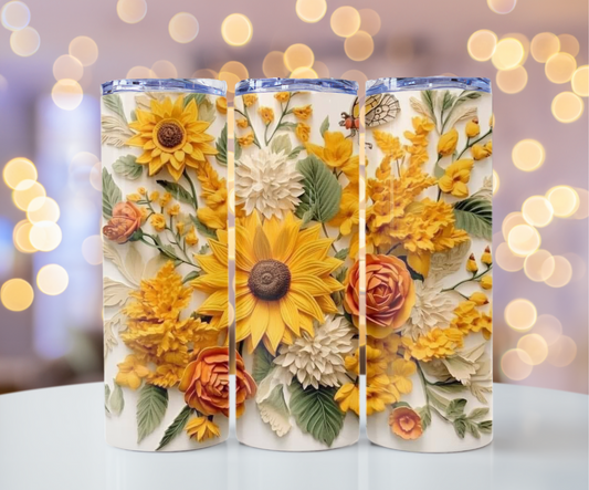 Flowers Tumbler