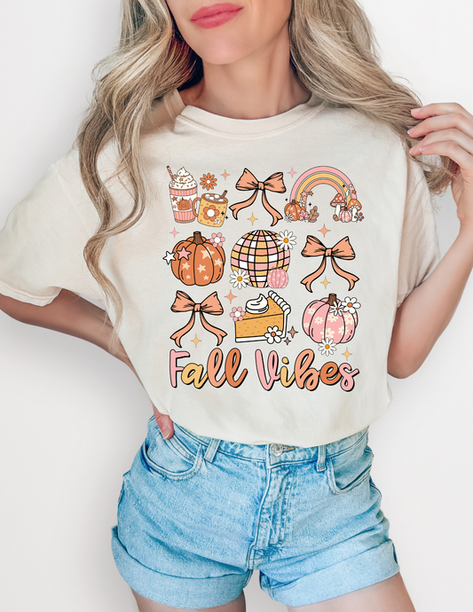 Fall Vibes Comfort Colors Tshirt