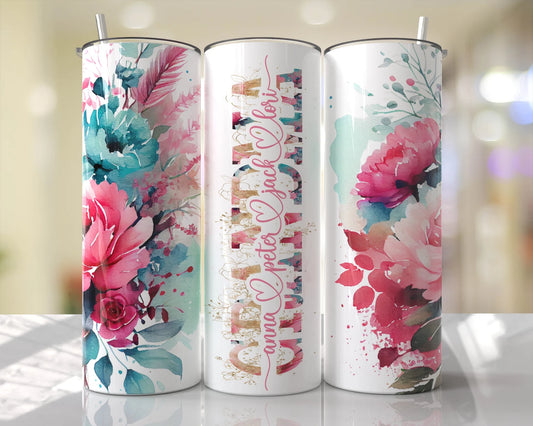 Custom Made Personalized GRANDMA Tumbler