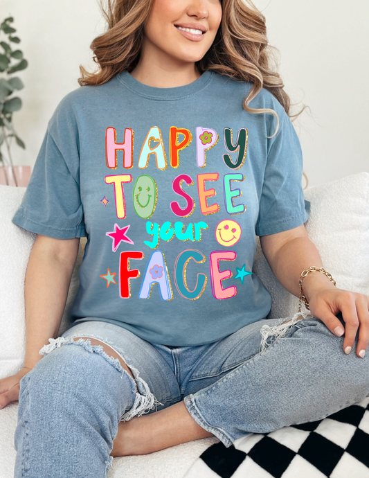 Happy Comfort Colors Tshirt