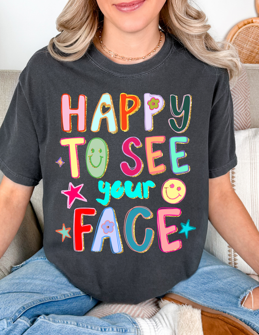 Happy Comfort Colors Tshirt